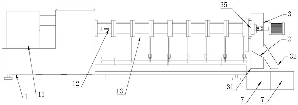 Extruder for making self-heating rice