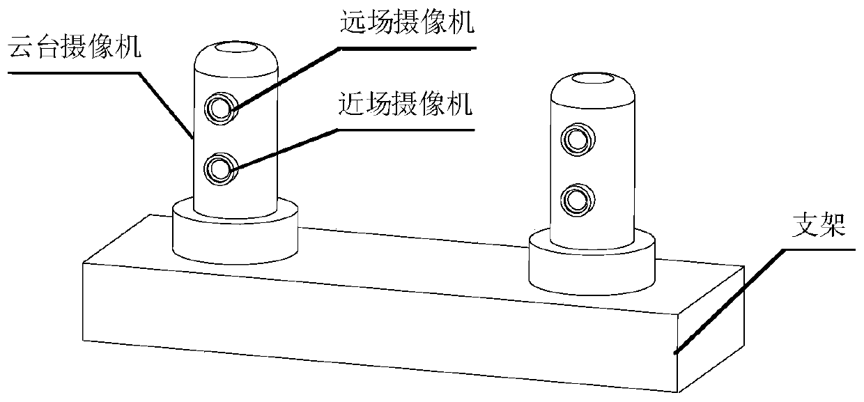 Visual guidance device and method for unmanned surface vehicle recycling