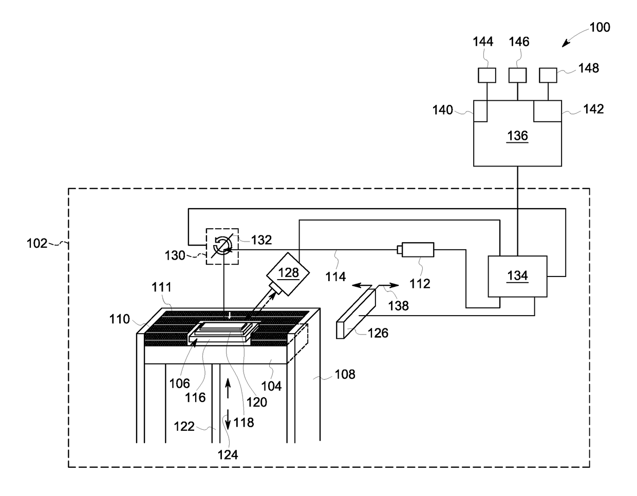 Imaging devices for use with additive manufacturing systems and methods of monitoring and inspecting additive manufacturing components