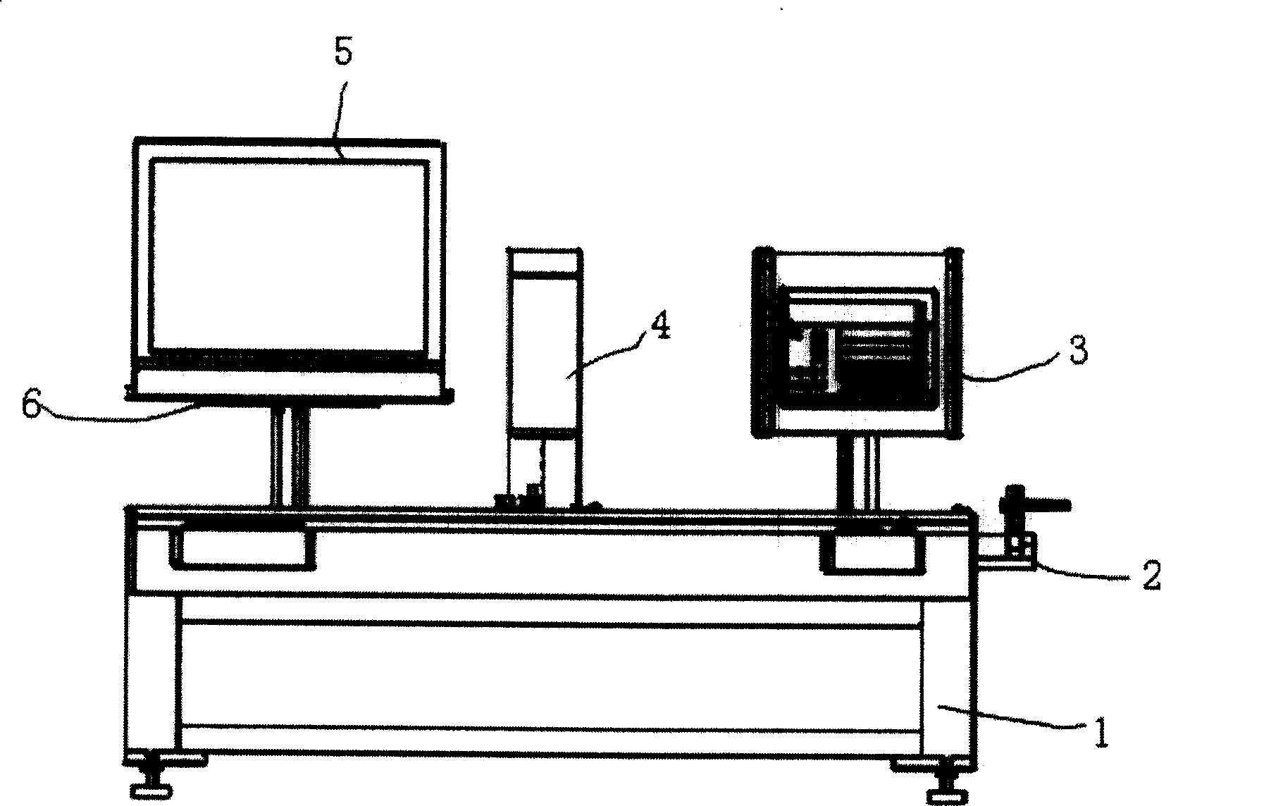 Laser outer diameter detecting instrument