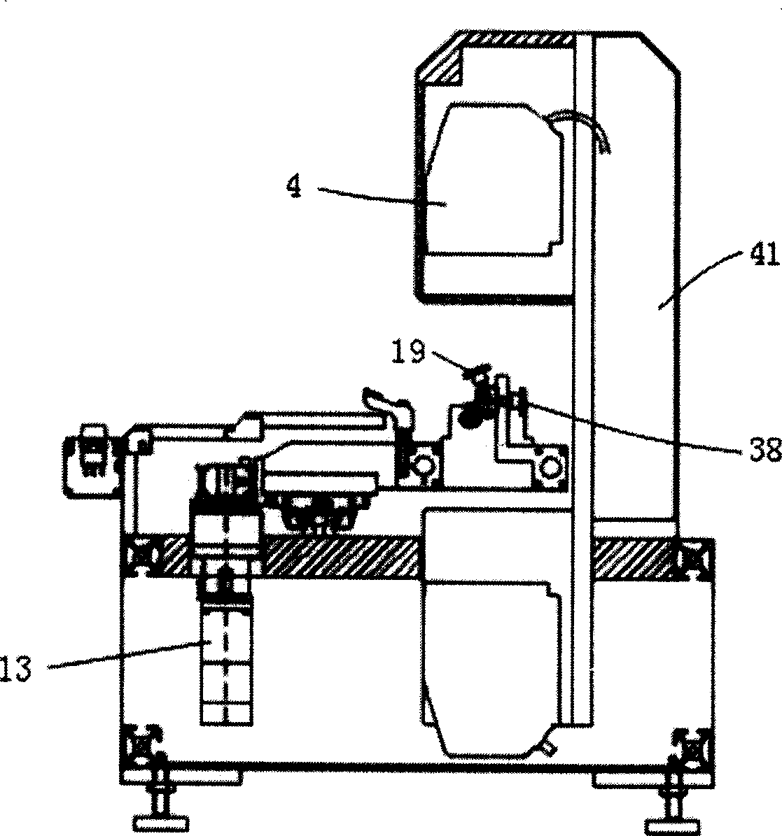 Laser outer diameter detecting instrument