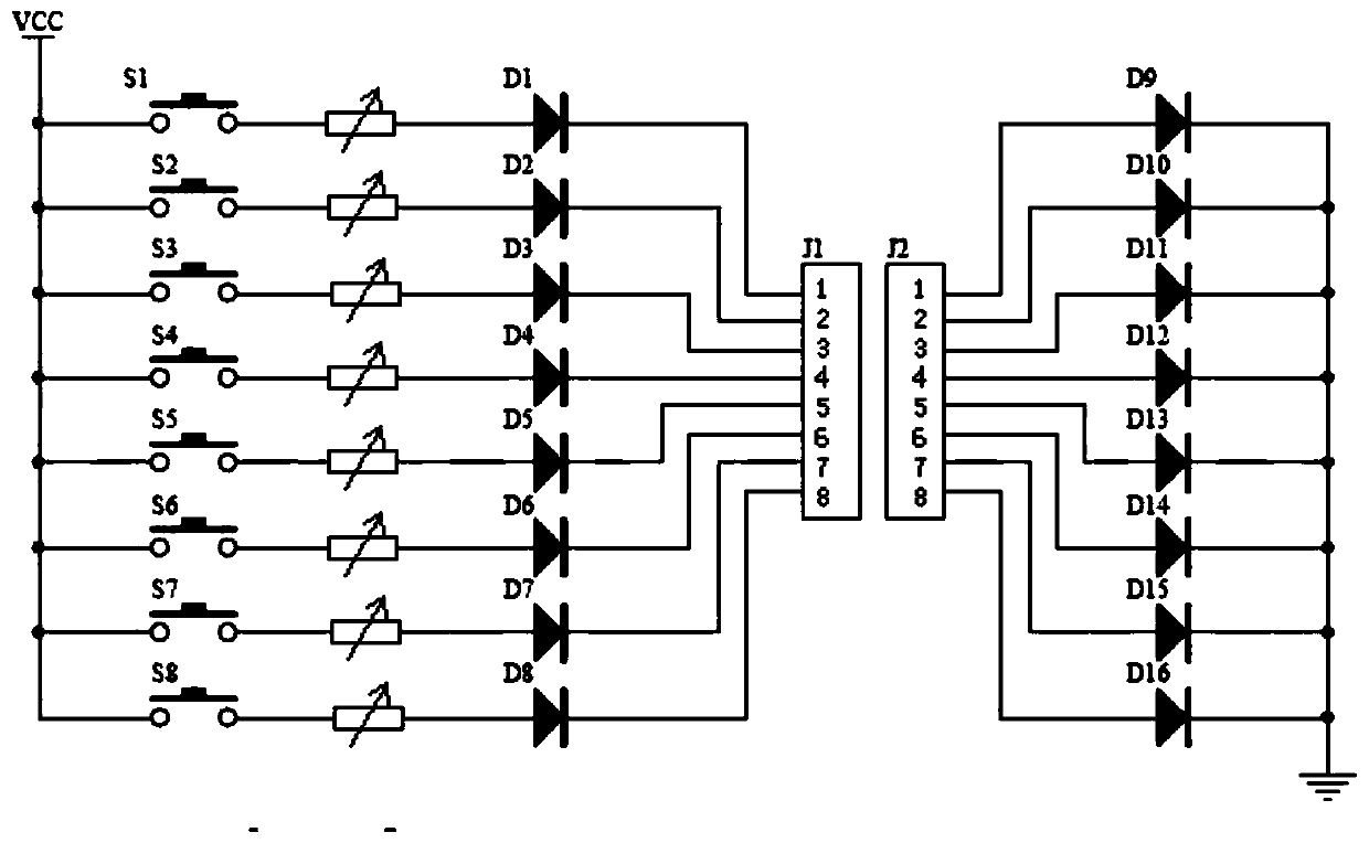 Physical laboratory signal test experimental box