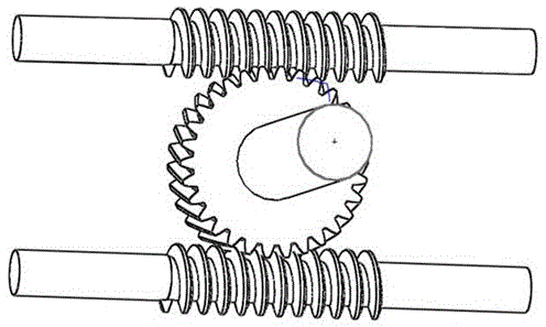 A single-motor-driven vertical and horizontal double-type high-efficiency pulper without blind spots