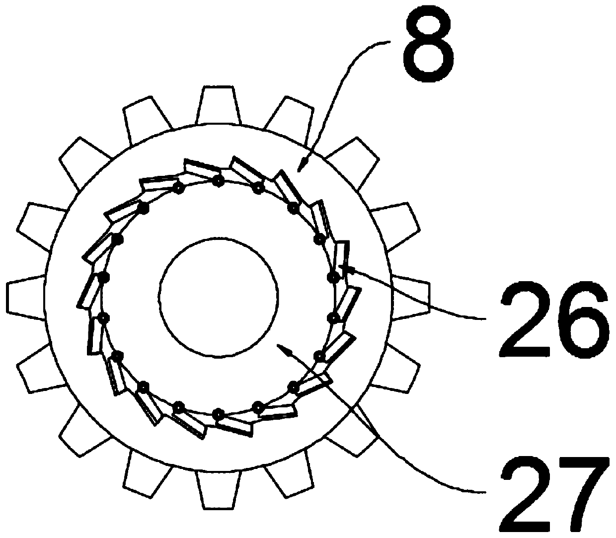 Financial documents arranging and binding device