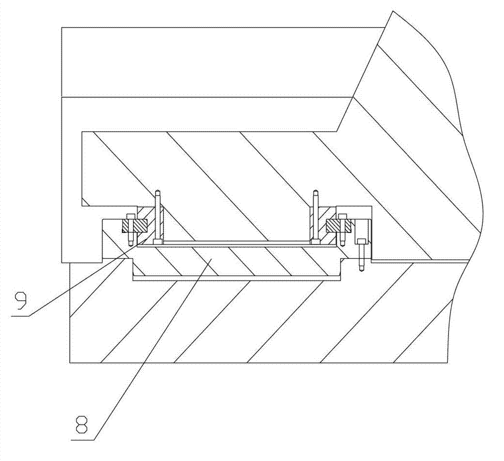 Sector static pressure rotary work table and gear cutting machine