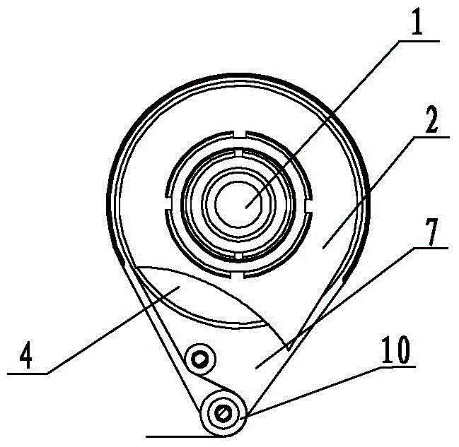 Tape reel centering positioning clamping device