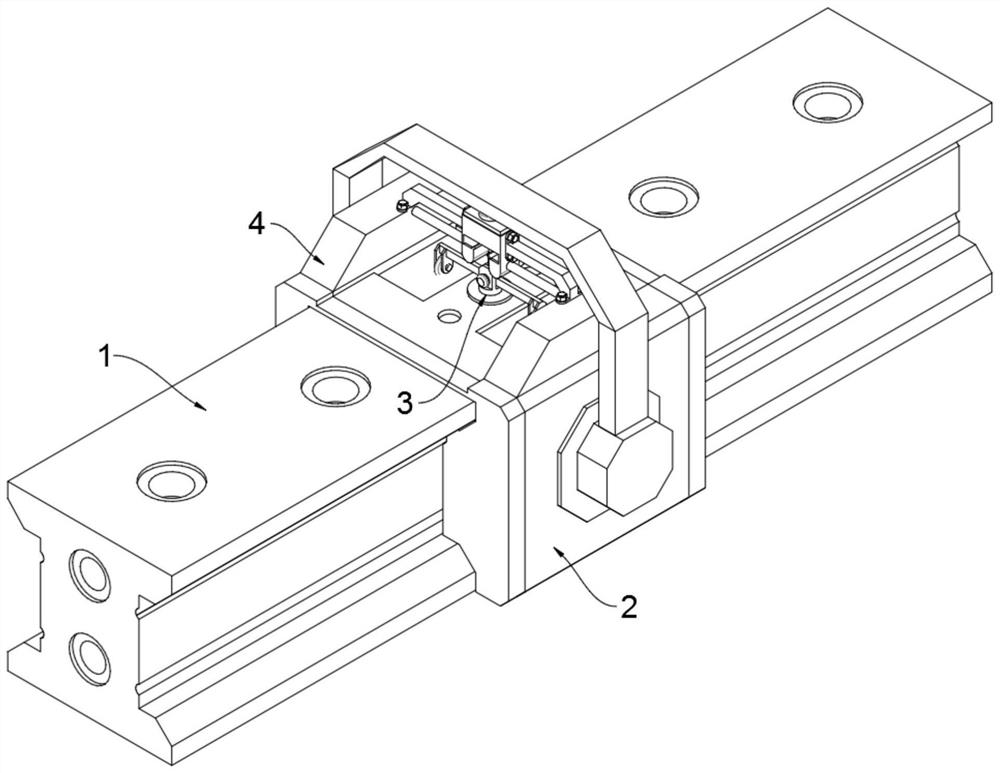 Steel ball dislocation preventing device for steel ball sliding rail