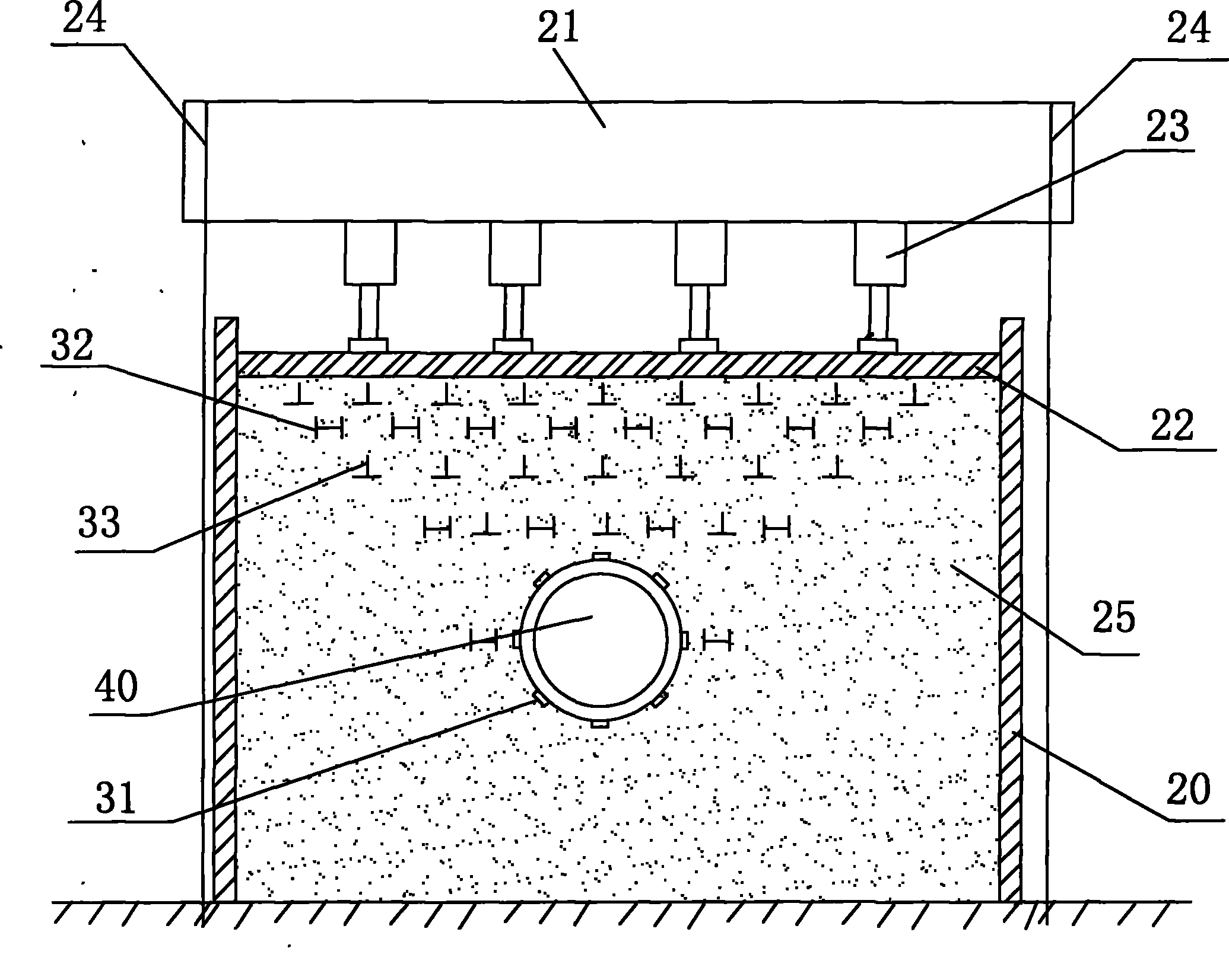 Soil pressure balancing type tunnel shielding simulation experiment system