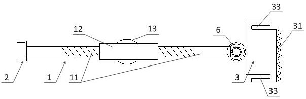 Template supporting device