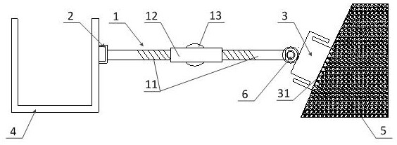 Template supporting device