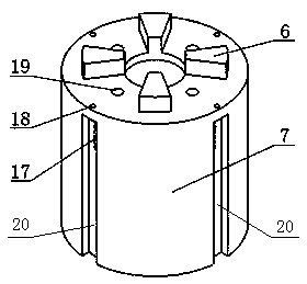 Slide valve type variable-damping shock absorber matched with air spring and working method thereof