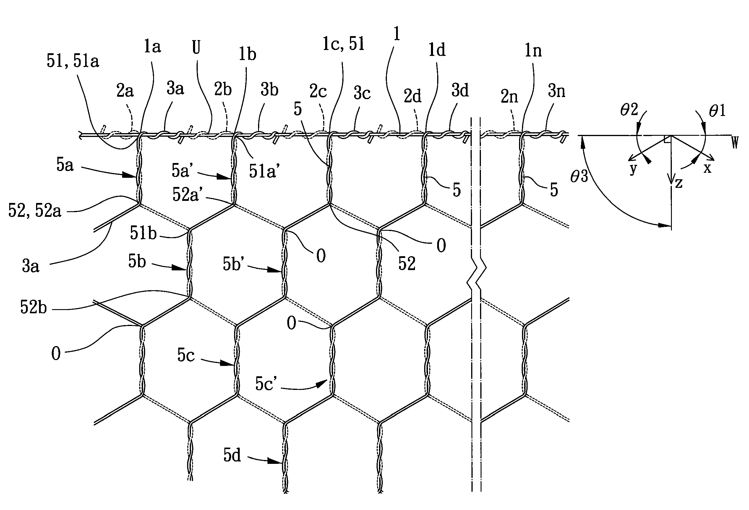 Net structure and methods of making the same