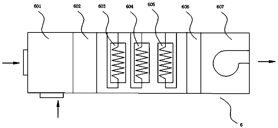 A kind of lng marine air conditioner and freezer system