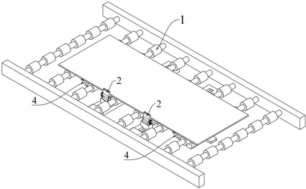 Printed circuit board conveying and overturning device and method