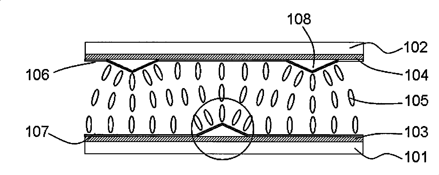 Multi-domain vertical alignment mode liquid crystal display panel and method for producing same