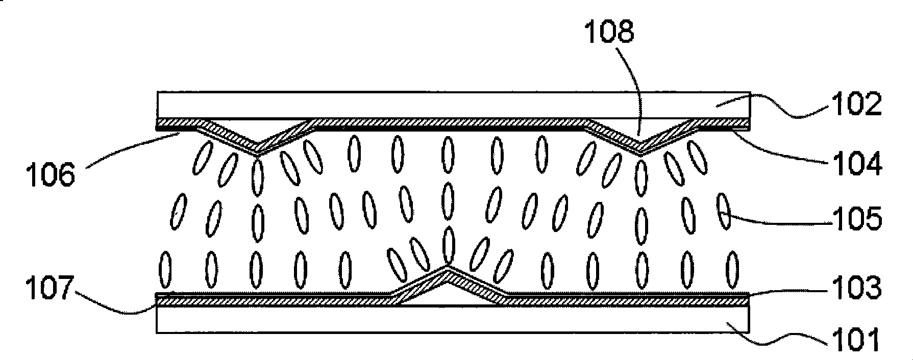 Multi-domain vertical alignment mode liquid crystal display panel and method for producing same