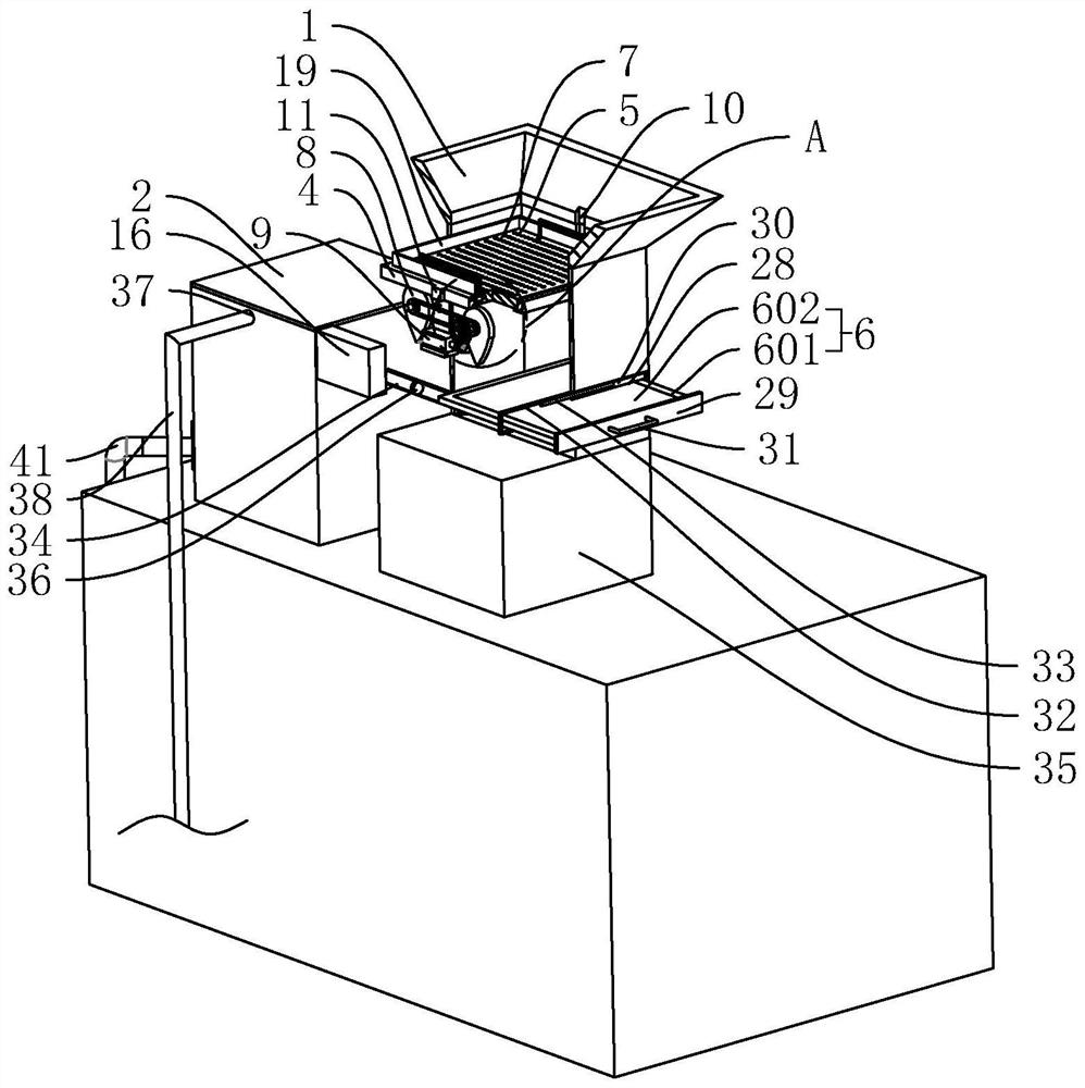 Drainage system for building house