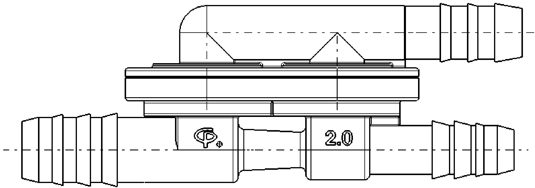 Venturi valve and vacuum power assisting device