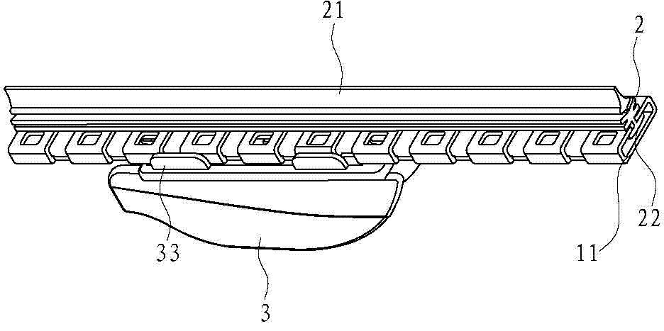 Windshield wiper strip support, forming method and windshield wiper sheet with windshield wiper strip support