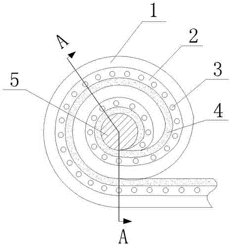 Device and method for curing and flattening glue-free soft plate material