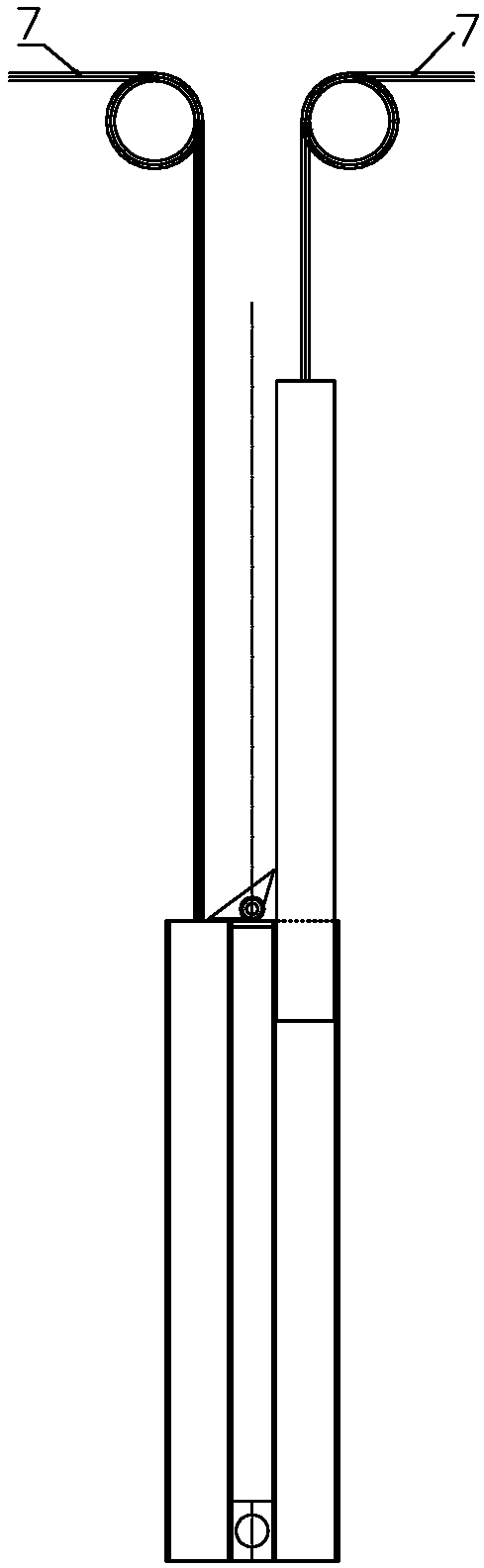 An unlocking device for coal mine damper lock