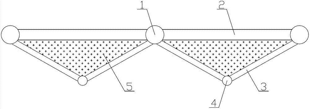 Grouped pile structure for preventing and treating landslide and construction method thereof