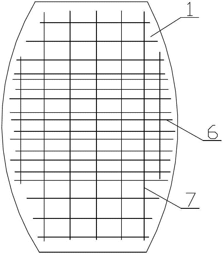 Grouped pile structure for preventing and treating landslide and construction method thereof