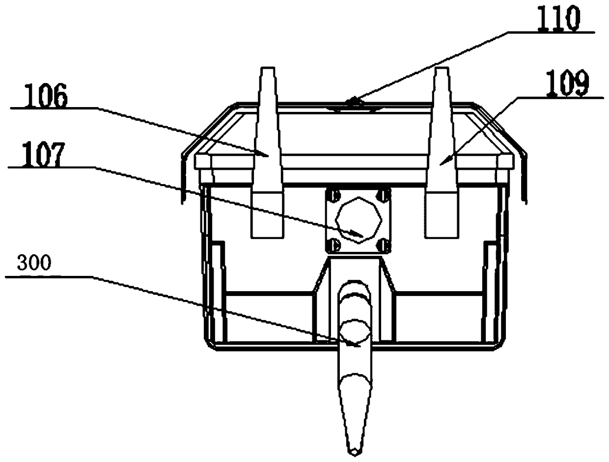 Integrated non-contact online monitoring device for combined electric equipment in substation