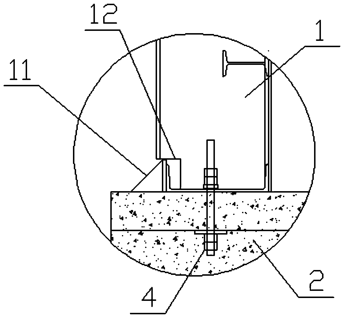 Assembly type steel hanging box structure