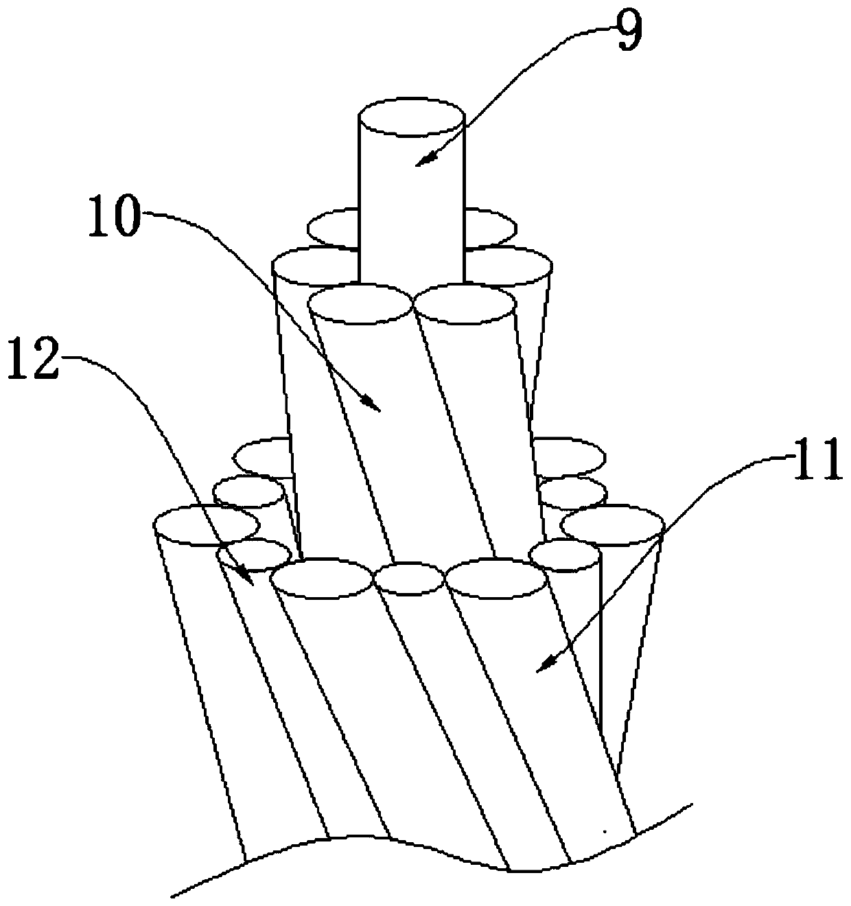 Zinc-aluminum alloy coated steel wire for high-strength-and-ductility durable bridge cables