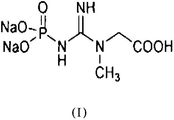 Method of preparing creatine phosphate sodium