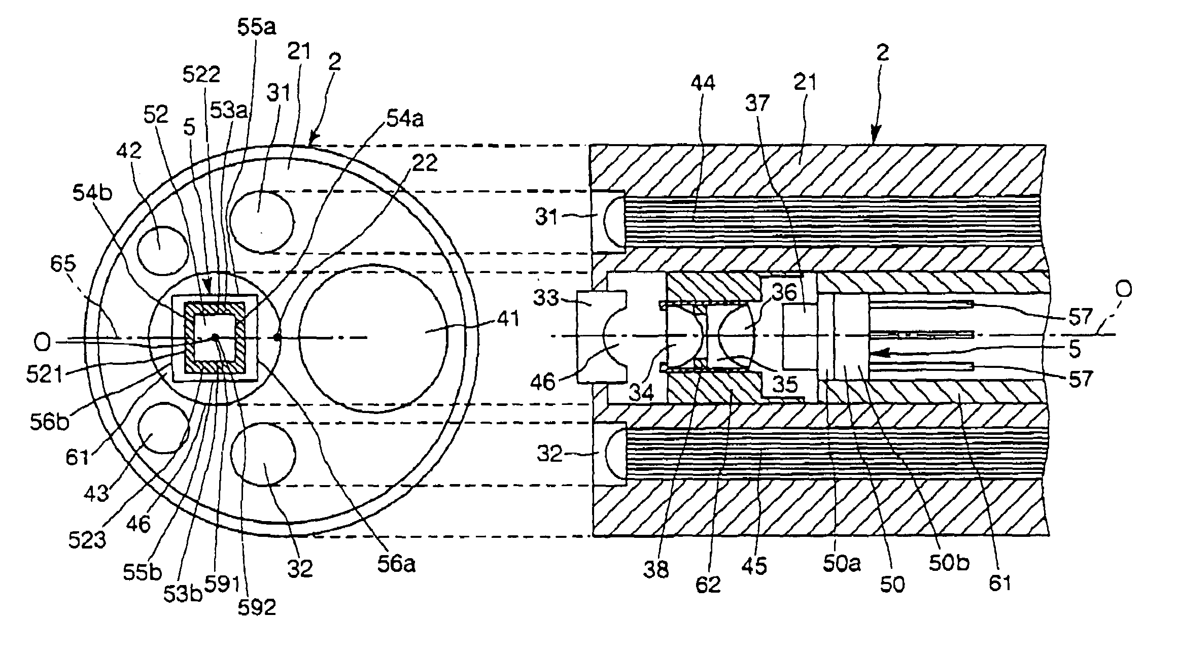 Imaging element for electronic endoscopes and electronic endoscope equipped with the imaging element