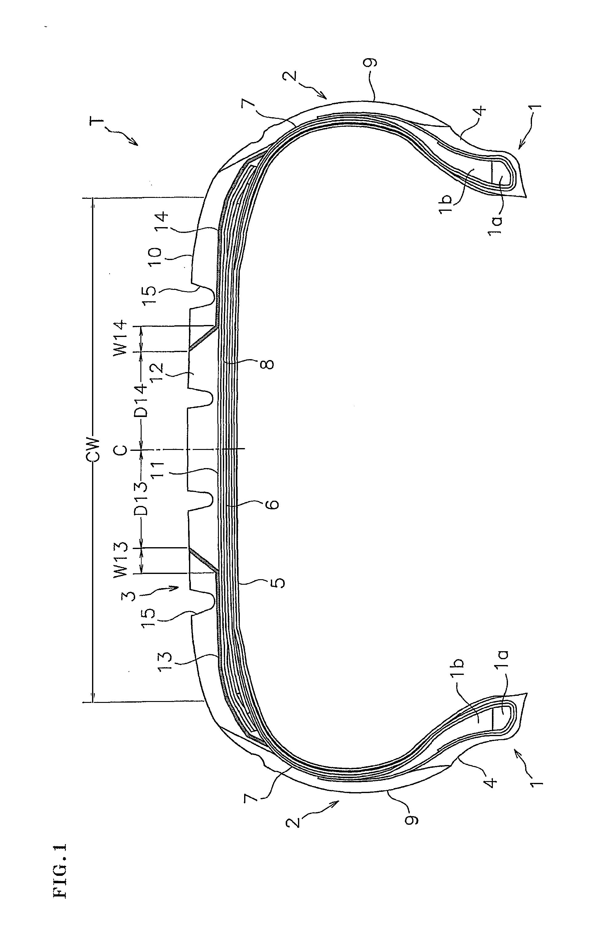 Pneumatic tire and manufacturing method of the same