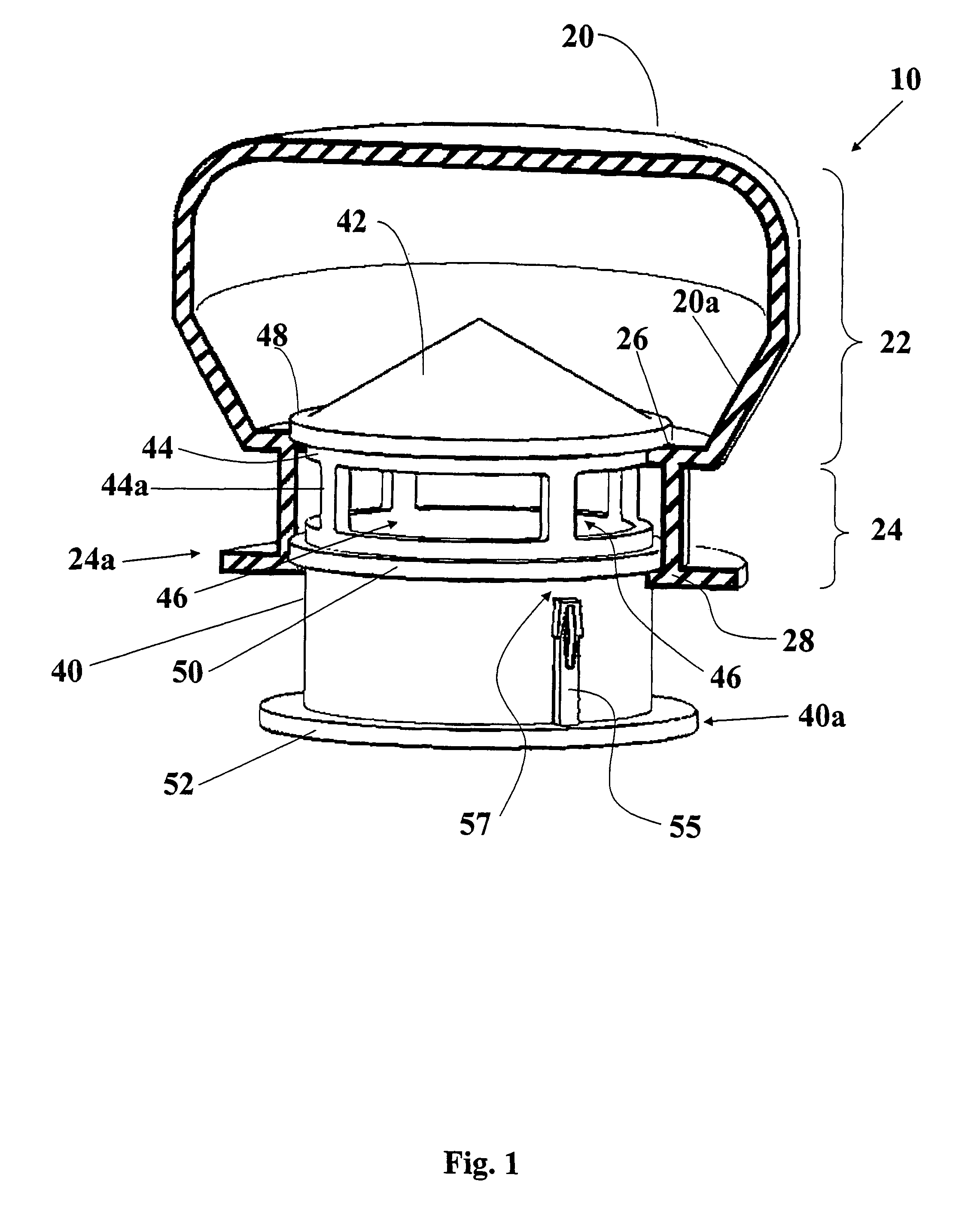 Mixing cap and method for use thereof