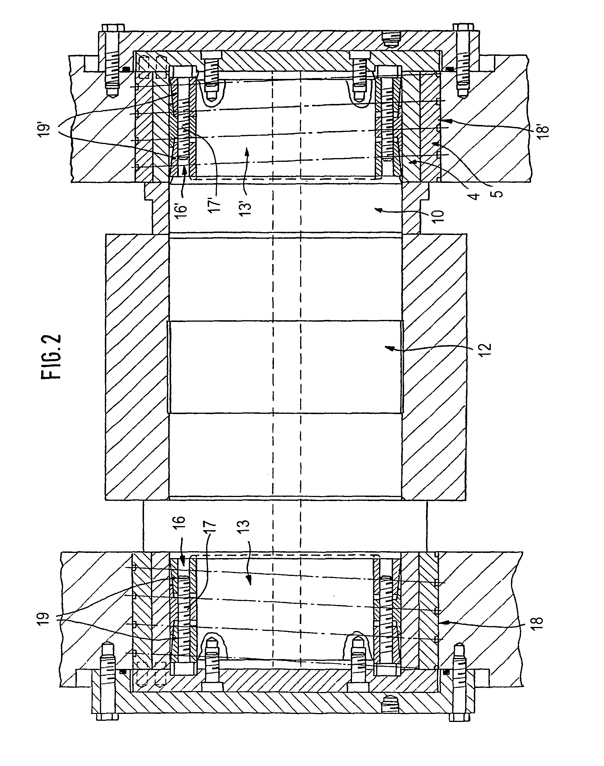 Converter gearing having eccentric bushes