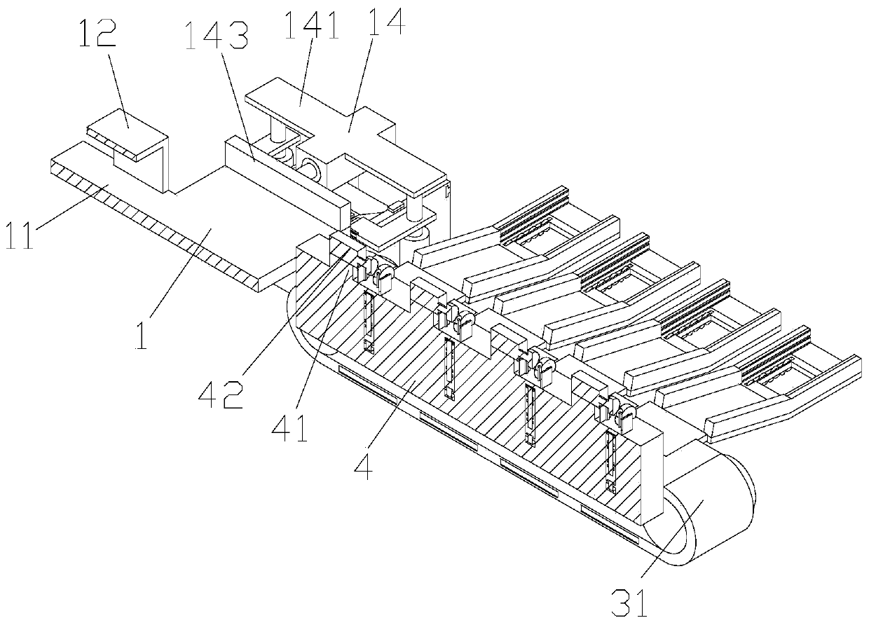 Intelligent sorting device for e-commerce logistics