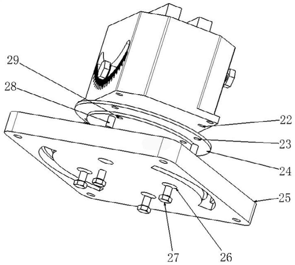 Novel numerical control punching and shearing tool grinding clamp