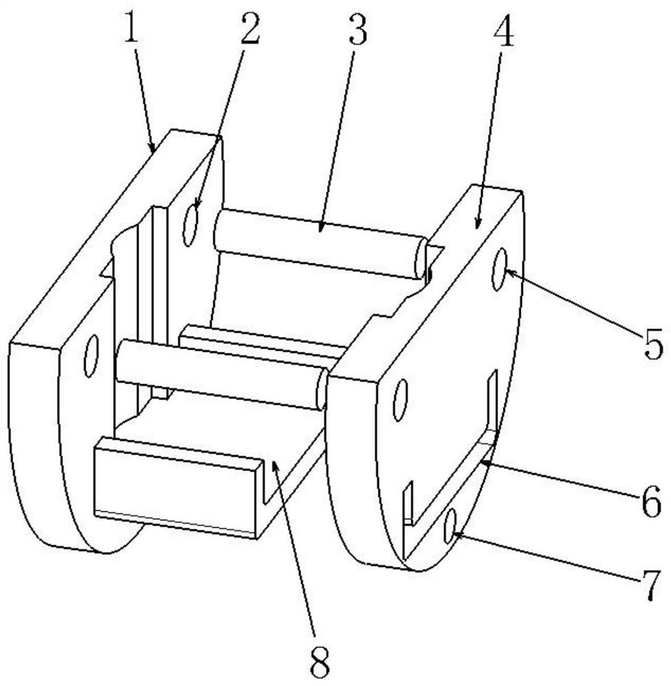 Novel numerical control punching and shearing tool grinding clamp