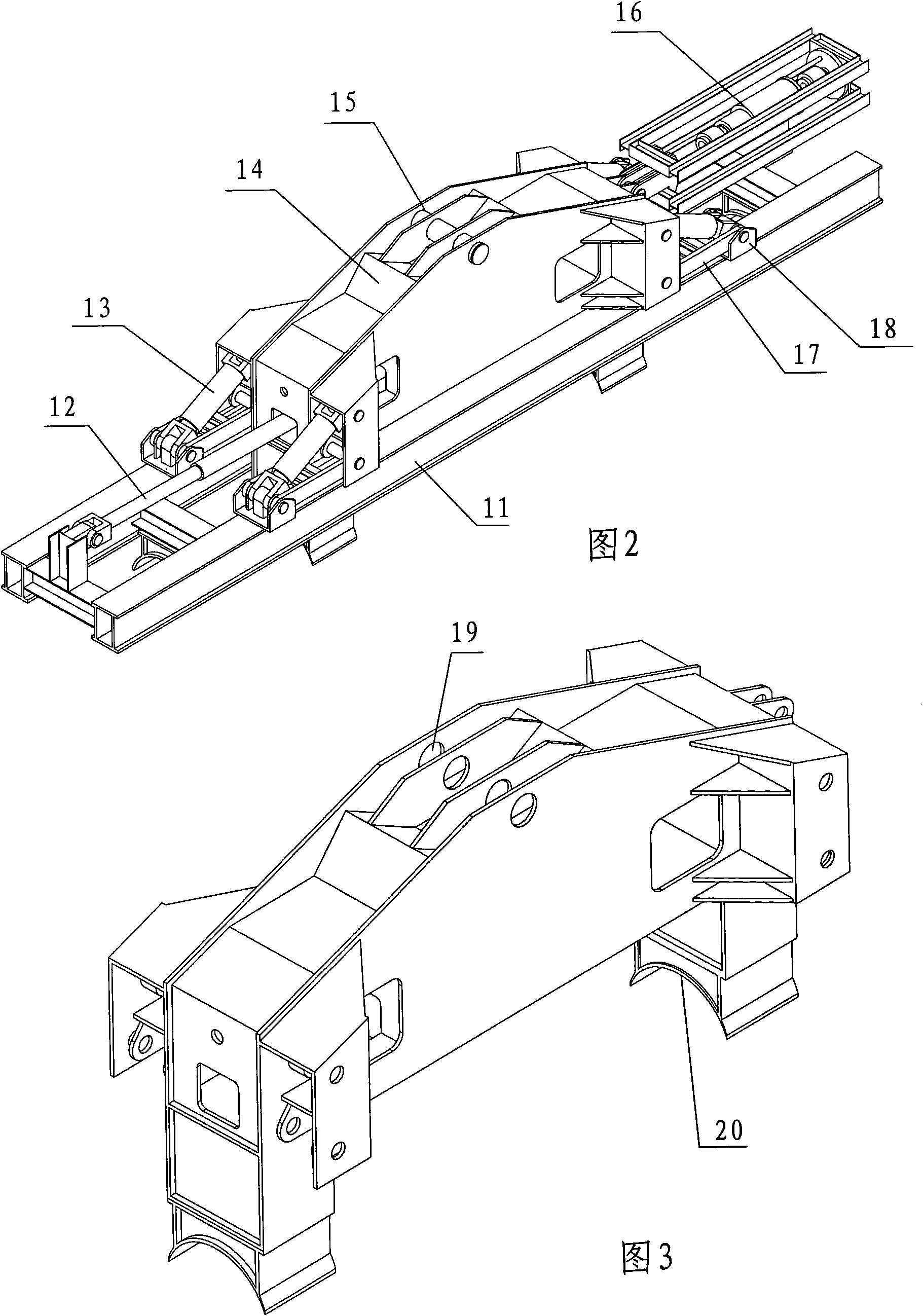 Method for erecting girder of suspension bridge by double-hoisting hydraulic NC (numerical control) cable crane