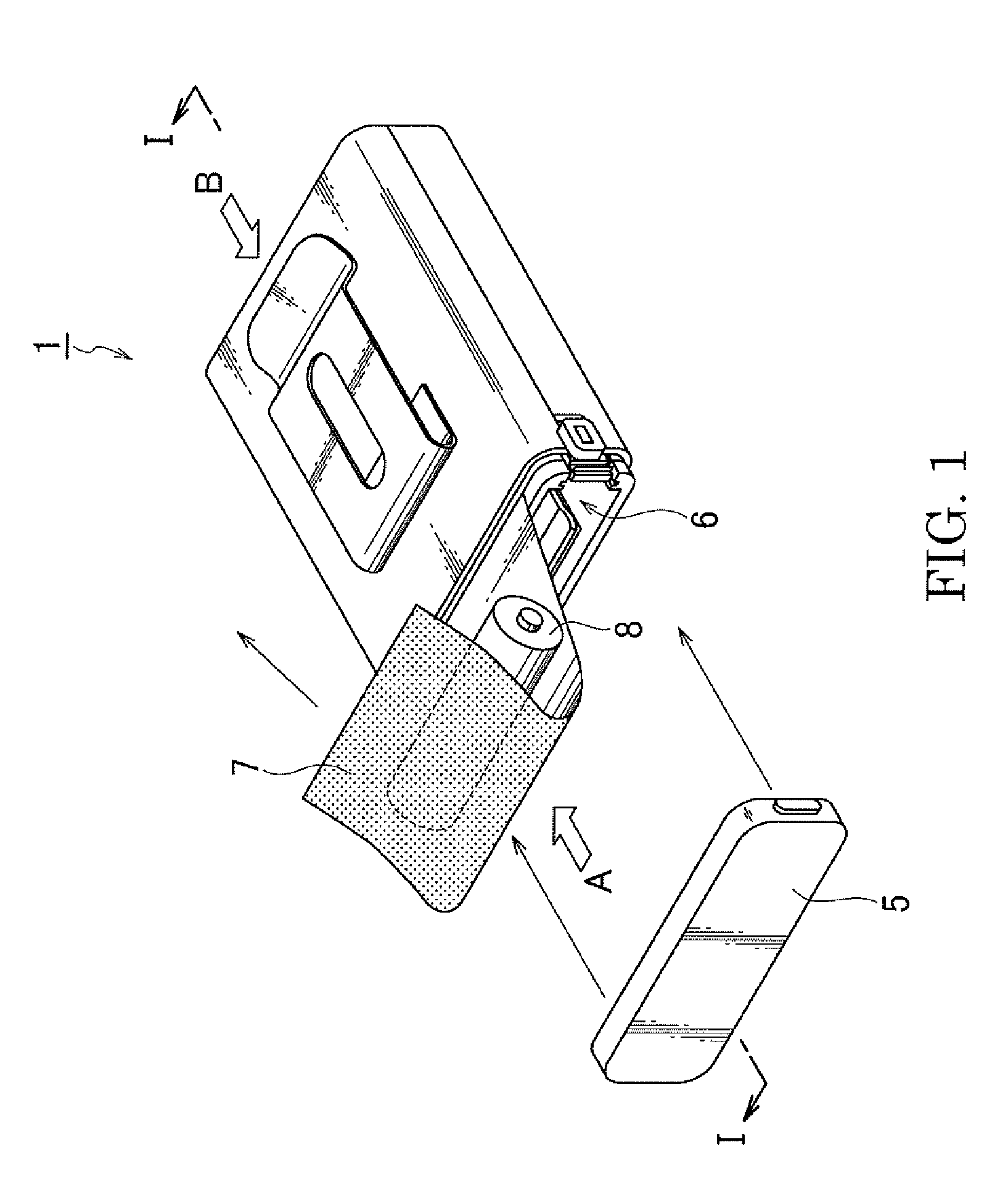 Battery compartment for condenser microphone