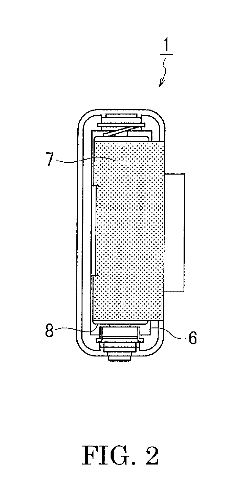 Battery compartment for condenser microphone