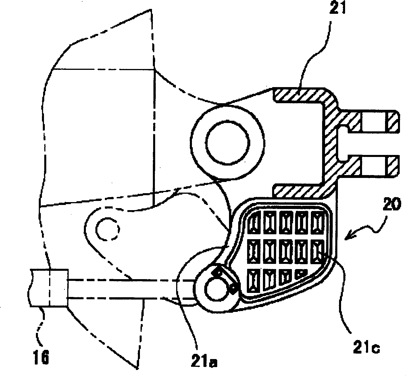 Swinging hydraulic dipper shovelling machine