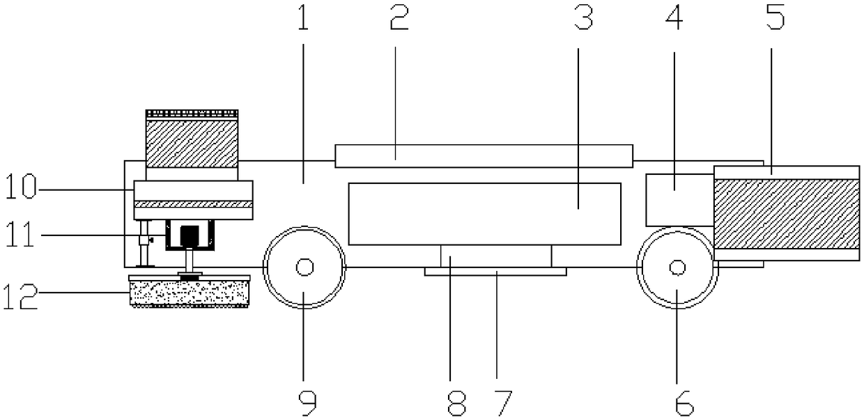 Intelligent floor sweeping robot