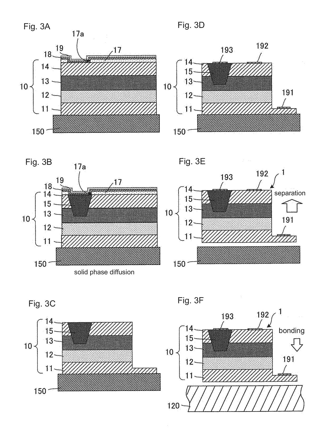 Semiconductor device, light emission element array, optical print head, and method of producing semiconductor device