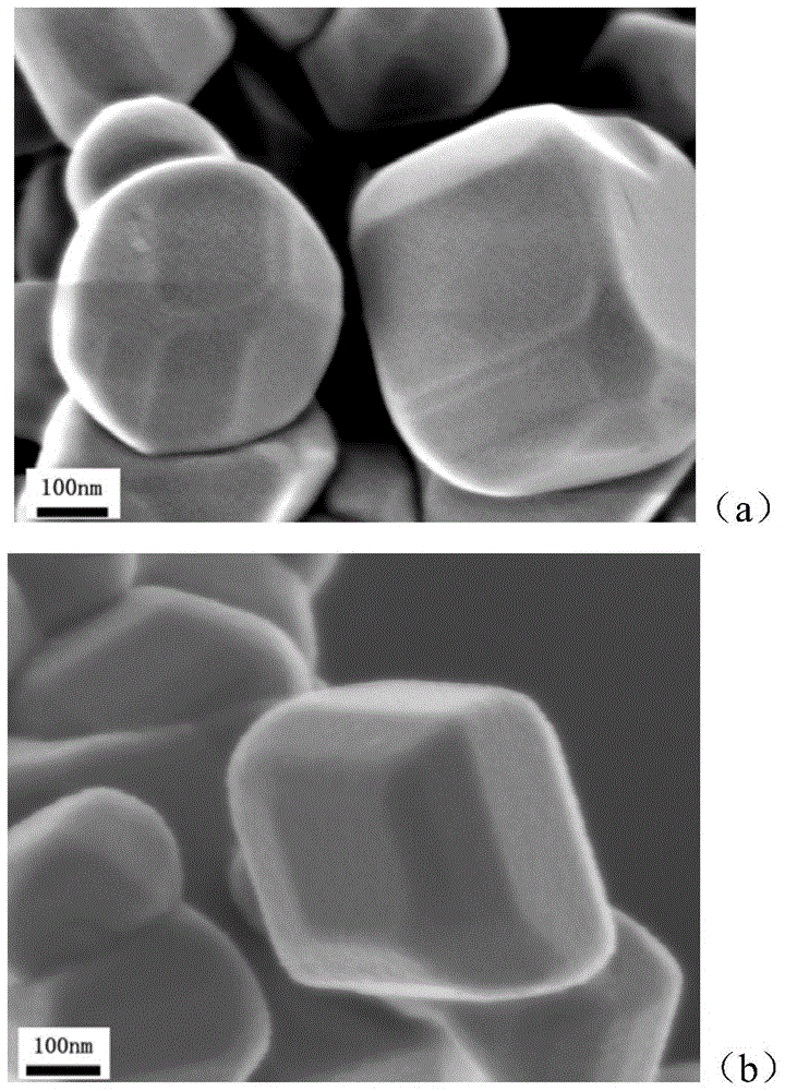 A kind of preparation method of polyhedral nano-oxide for catalysis