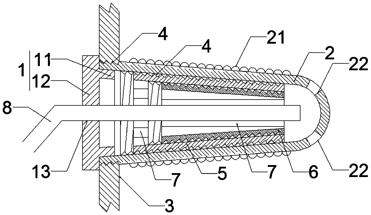 Contact for a onion peeling machine