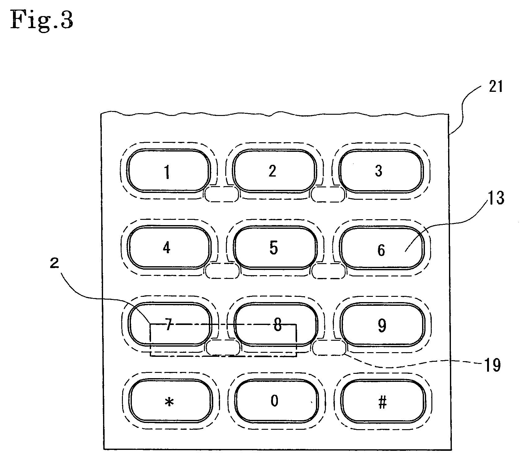 Key pad, resin key top injection mold, and resin key top manufacturing method