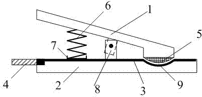 Diode testing device and use method thereof