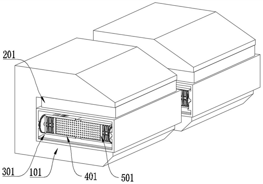 Multi-stage drying device for LED production