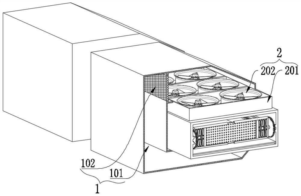 Multi-stage drying device for LED production